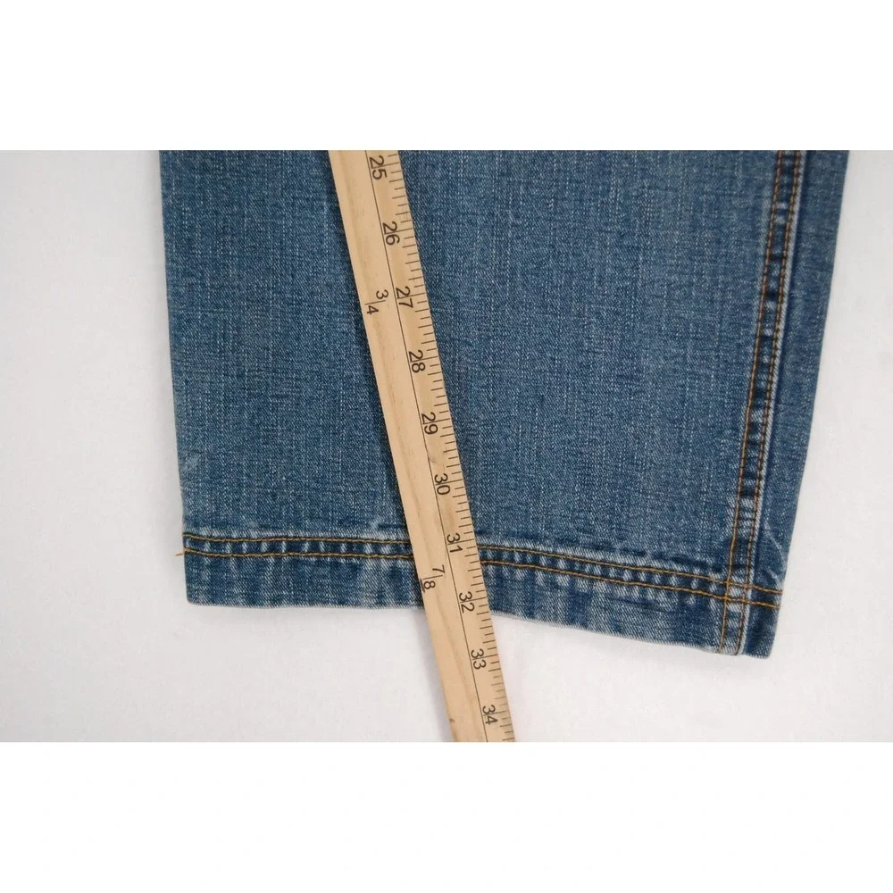 Vintage Y2K Old‎ Navy Painters Jeans Mens 36x32 Blue Medium Wash Relaxed Baggy